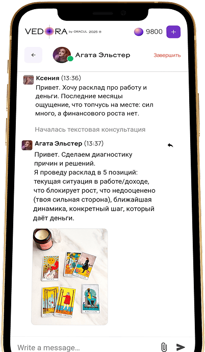 Приложение Vedora